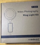 F-537 Video Photography Ring Light Kit W/ Stand For Cell Phone Black- New Box. Fixed Price $14.99.