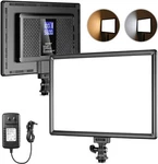 Neewer Ultra-thin Dimmable Bi-color 192 Led Video Light Panel With Lcd Display. Fixed Price $61.99.
