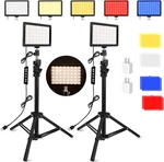 Unicucp Pack Led Video Light, Photography Lighting Kit, 2400-6800K Dimmable St. Fixed Price $36.93.