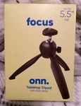 Onn Tabletop Tripod With Ball Head 5.5 In Focus Camera Stand Foldable Brand New. Fixed Price $14.99.