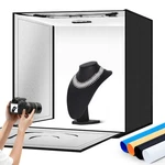 Zkeezm Box Photography 24"X24" With 120LED Lights And Color Backdrops.... Fixed Price $136.27.