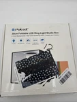 Puluz Light Box Photography, 12"X12" Professional Dimmable Shooting Tent Kit. Fixed Price $29.99.