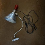 Testrite Light With Reflector Vintage Attaches Wood Base Adjustable. Fixed Price $19.00.