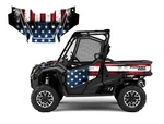 2023 2024 Honda Pioneer 1000-3 Deluxe Graphics Decal Kit Distressed Flag 9150. Fixed Price $315.00.