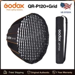 Godox QR-P120 47.1"/120CM Parabolic Softbox Bowens Mount With Grid. Fixed Price $188.00.