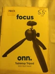 Onn Tabletop Tripod With Ball Head 5.5 In Focus Camera Stand Foldable Brand New. Fixed Price $13.89.