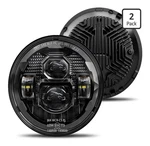 Hwstar Led Headlights X7 7IN All Black. Fixed Price $64.99.