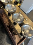 SMITH+VICTOR-VINTAGE-14842- PHOTO/4 Light Bar, W/ Original Receptacle/case. Fixed Price $38.00.