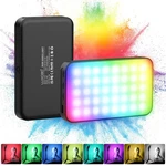 Luxceo Rgb Video Light, Portable Led Camera Panel, Dimmable 3000K-6000K.... Fixed Price $39.49.