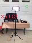 Lot Ikan Lights ILED312-V2 ILED312SP Spot Bi-color Flood Photography. Fixed Price $136.08.