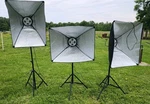 Andoer Base Socket Light W/ Softbox, Stands - Sold Kits With Backdrops!. Fixed Price $118.75.