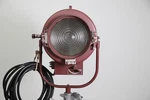 Mole-richardson 2K Fresnel Light (red, As-is, Not Tested) #41451. Fixed Price $299.00.