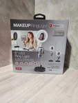 Tzumi Make Up Ring Light With Mirror & Phone Holder. Fixed Price $9.93.