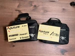 2X Aputure Amaran H528W Led Video Light + 4 NP-F970 Batteries Dual Charger Kit. Fixed Price $150.00.