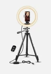 Ubeesize TR50 Ring Light Tripod Stand Bundle With Phone Holder Remote. Fixed Price $19.99.