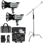 Smallrig Rc 220D Daylight Cob Led Video 2-LIGHT Kit, Bundle With 10' Turtle Base. Fixed Price $788.95.
