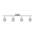 Westinghouse 6129500 Borgata 4 Light 30"W Led Fixed Rail Linear - Nickel. Fixed Price $91.59.
