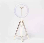 Heyday Ring With Tripod - Stone White, 10" Light, Extendable, Bluetooth. Fixed Price $19.75.