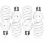 Emart Full Spectrum Bulb, X 45W 5500K Spiral Cfl Daylight For Photogr.... Fixed Price $97.99.