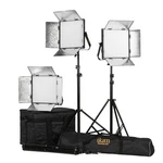 Ikan Lyra 1X1 Daylight 3-POINT Soft Panel Led Kit, Includes 3X Gold Mount. Fixed Price $1999.00.