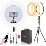 Emart 18-INCH Light With Stand, 65W Big Adjustable 3200-5500K Led Ringli.... Fixed Price $84.66.