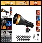 Handheld Photography Lighting Kit 4 Color 15 Gobo Filters Tripod Rechargeable. Fixed Price $55.99.