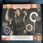 Fao Schwarz Social Star Selfie Light Stand Media Influencer Tool Open Box. Fixed Price $16.97.