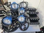 4X Arrilite 750 Plus With Power Splitter + Fan And All Accessories. Work. Fixed Price $995.00.