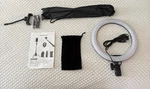 Fugetek Led Ring Light Usb-powered Portable Tripod 10.2IN Round Black. Fixed Price $10.00.
