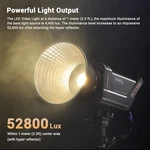 Smallrig RC120B 120W Led Video Light Kit W/ Reflector, Power Cable, Case. Fixed Price $199.99.