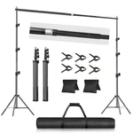 Emart 10X10FT Backdrop Stand, Photo Video Studio Adjustable&lockable Heavy Du.... Fixed Price $93.31.