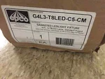 Epco G4L3-T8LED-C5-CM Gasketed Luminaire Light Fixture With Bulbs. Fixed Price $299.99.