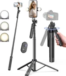 71" Tripod,tripod For Iphone With Fill Light And Rechargeable Remote,alumi. Fixed Price $31.99.