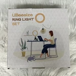 Ubeesize 10.2" Selfie Ring Light With Tripod Stand Black, Set,. Fixed Price $9.99.