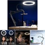 10FT Led Selfie Ring Light Desk Stand Phone Holder Video Recording Tripod. Fixed Price $68.84.
