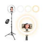Ubeesize 12 Selfie Ring Light With 62 Extendable Tripod Stand & Re. Fixed Price $41.25.