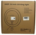 Aixpi 10" Led Ring Light Tripod Stand Phone Holder L1210. Fixed Price $19.97.