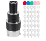 Bowens Mount Optical Snoot Projector Spotlight Kit With Gobos Color Filters. Fixed Price $49.99.