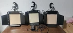 4 Led Studio Light 3 Dracast & 1 Litepanels Inca 6 Fresnel. Fixed Price $900.00.