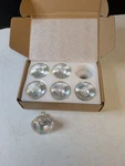 Lacnooe MR16 Halogen Bulb 20W Dimmable 12V GU5.3 Bi Pin Base, Warm White, Pack. Fixed Price $19.99.
