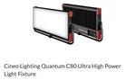 Cineo Lighting Quantum C80 Ultra High Power Fixture. Fixed Price $2100.00.