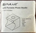 Puluz Folding Portable Photo Studio Light Box 16" Shooting Tent Kit. Fixed Price $25.00.