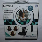 Nizoni 3-MODE Usb Selfie Ring Light Multi-function Wired Controller New. Fixed Price $14.99.