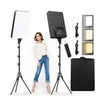 2-PACK 24'' Led Video Light Kit, Heorryn 2700-7500K Dimmable Photography Ligh.... Fixed Price $152.52.