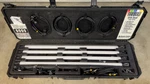 Quasar Science Rainbow Q50R Rgbx Linear Led Quad Kit, 4' Lamps, With Case. Fixed Price $925.00.