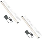 Pack Eshine Hand Wave Led Under Cabinet Lights 20IN Dimmable Black. Fixed Price $34.27.