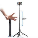 70" Selfie Stick Automatic Pop-up Auto-open Travel Tripod W/ Remote Phone Stand. Fixed Price $26.75.