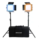 Dracast X Series LED500 Bi-color 2 Light Kit With Nylon Padded Travel Case. Fixed Price $499.00.