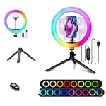 12" Selfie Light With 4" Desktop Tripod Stand & Phone Holder, Led Ring.... Fixed Price $29.35.