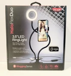 Halo Duo 3.5" Ringlight-flex Phone Holder-clip Usb Power New Sealed. Fixed Price $22.55.